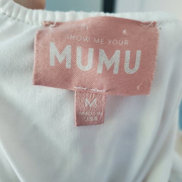 Show Me Your MuMu Cream Mini Dress - Picture 11 of 16